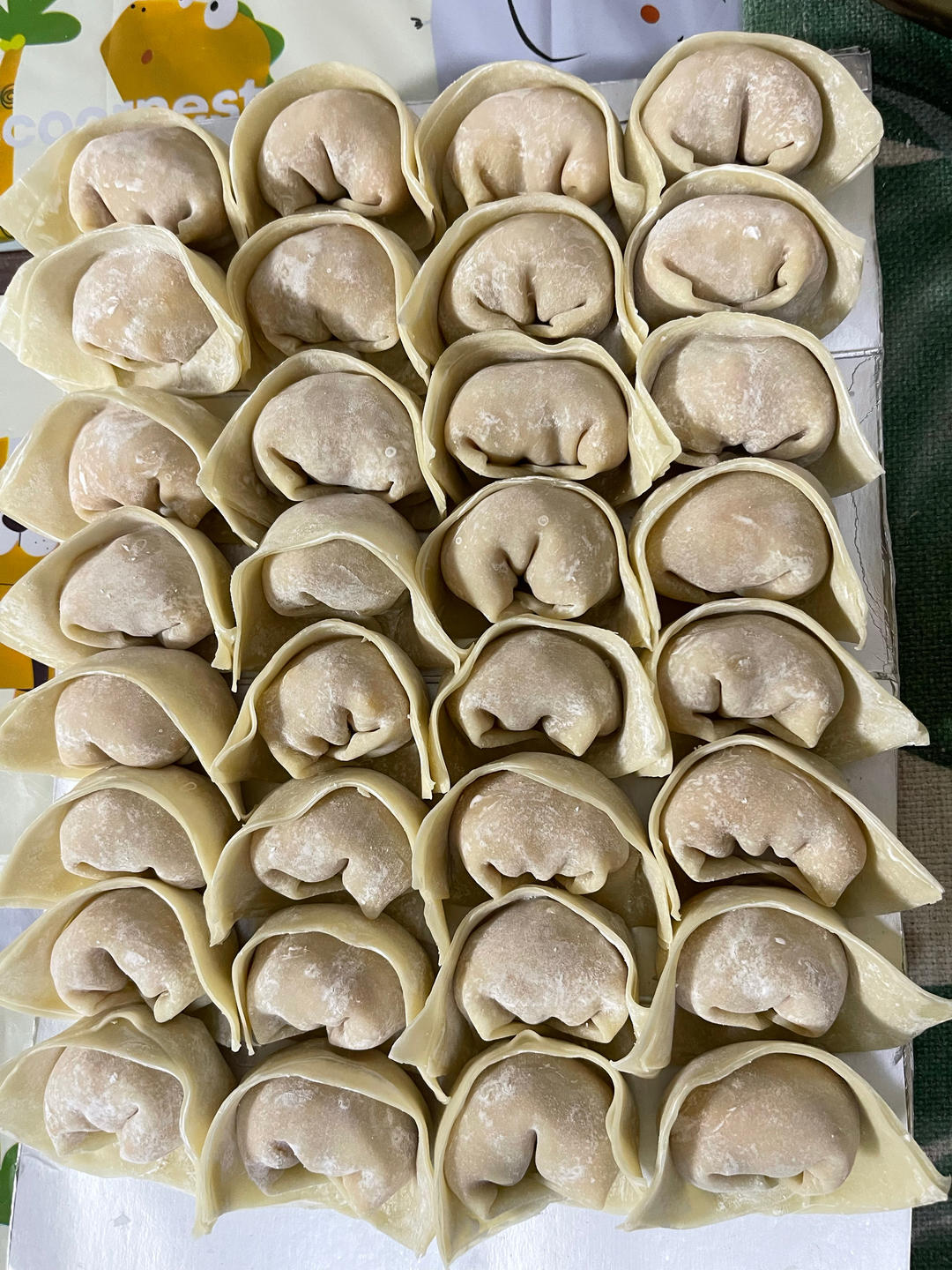 蛋黄肉馅儿馄饨