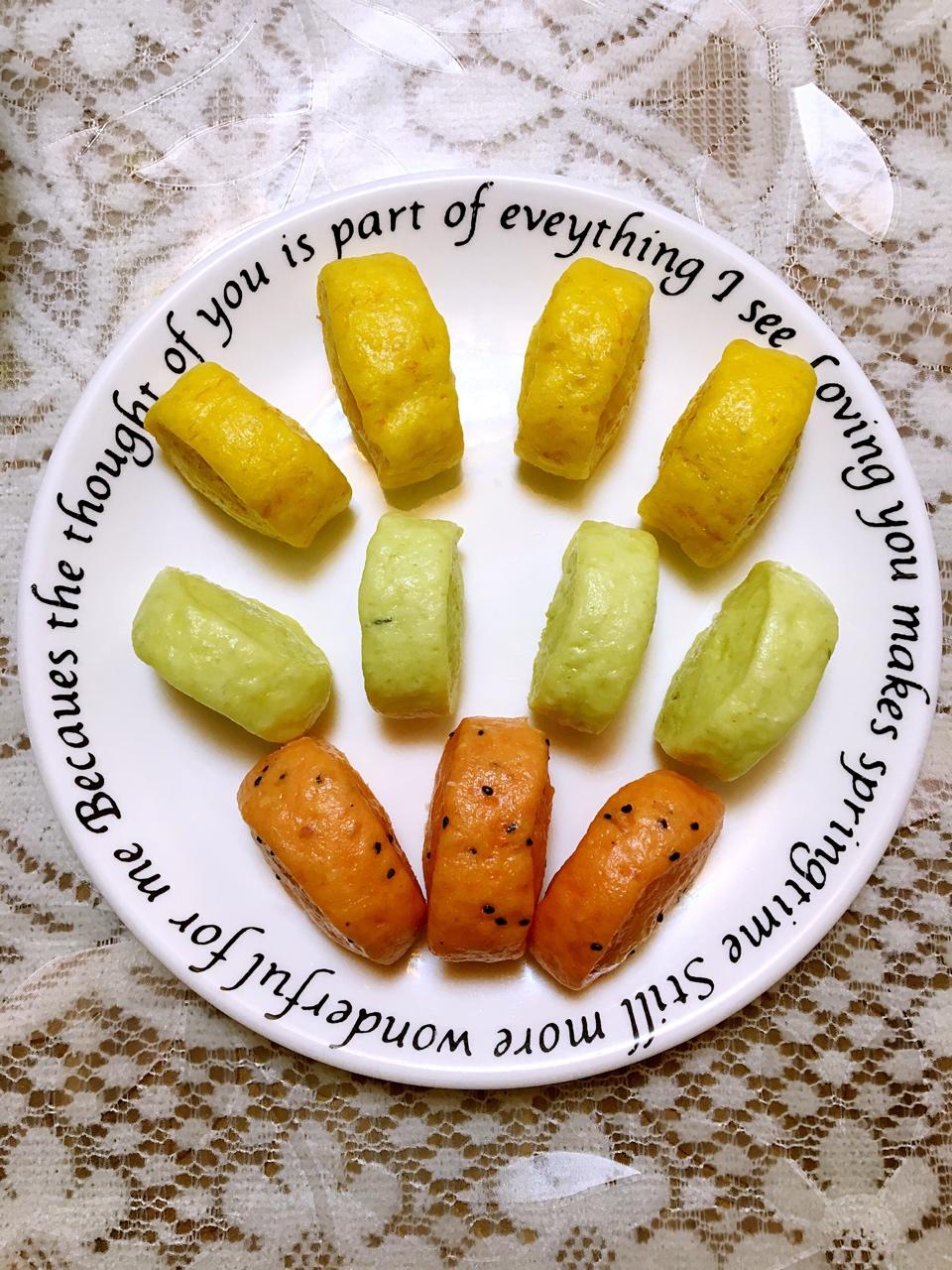 儿童辅食—彩色小馒头