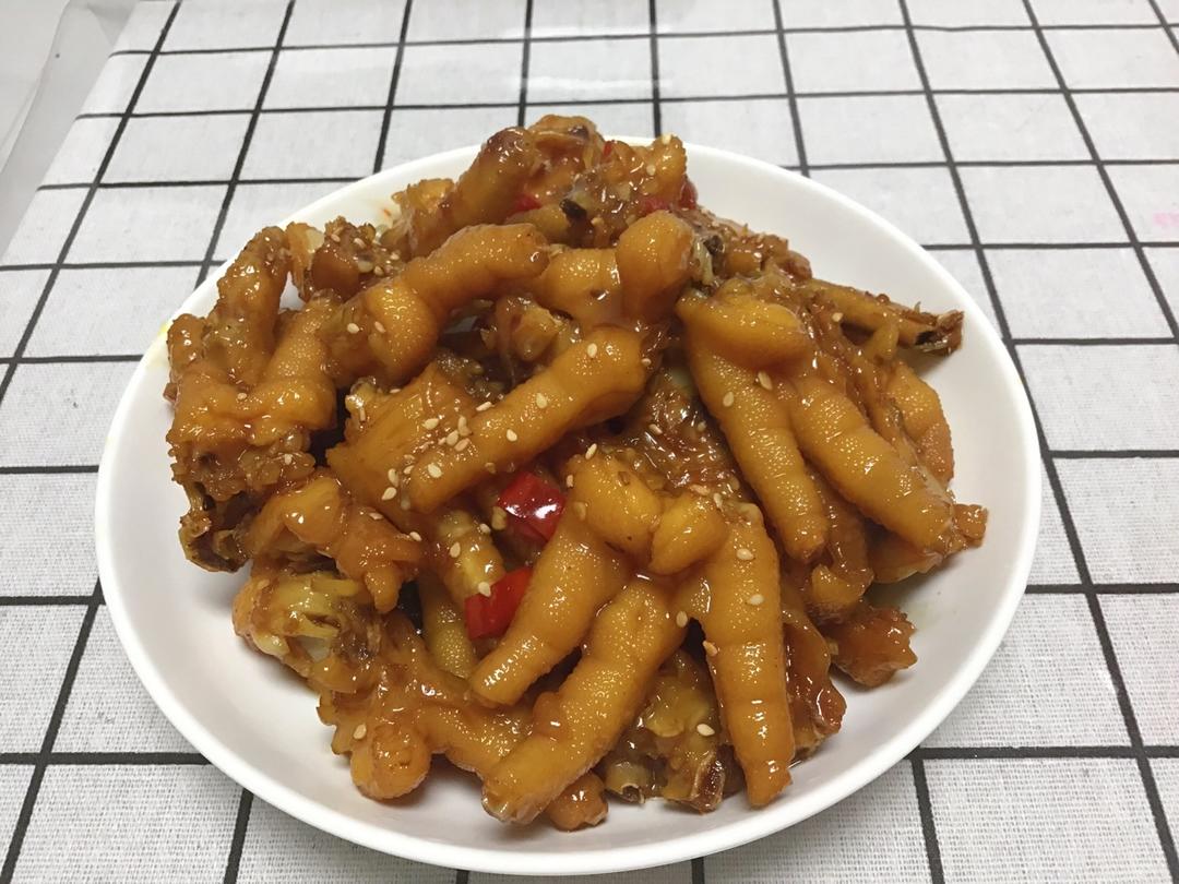 香辣烧鸡爪
