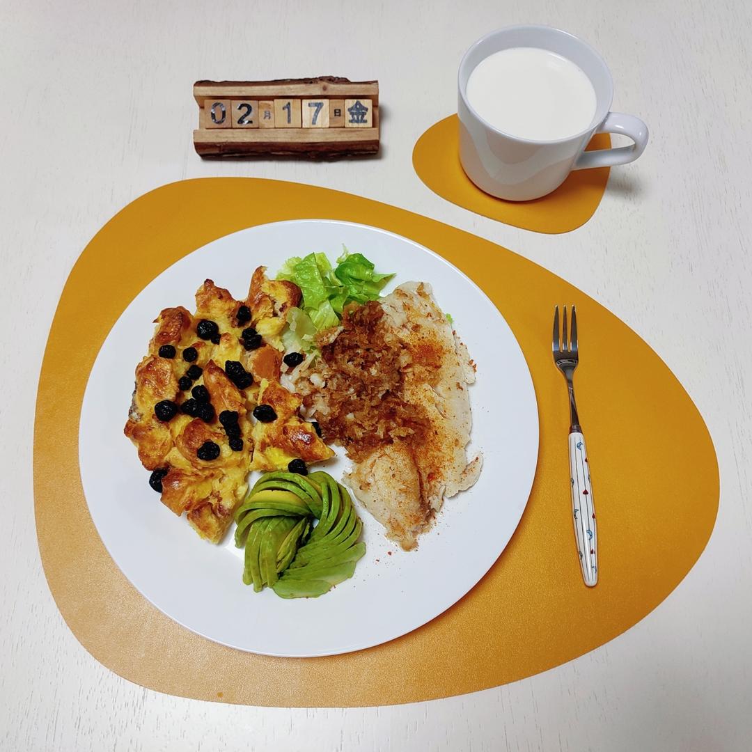 牛奶蓝莓烤吐司 简易快手早餐 下午甜点 （空气炸锅版）