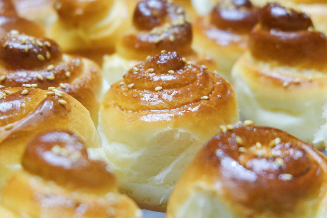 鲜奶蜂蜜脆底小面包🍯酥脆底壳㊙️详细教程