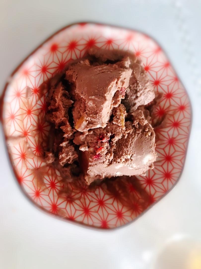 巧克力冰淇淋（无蛋无冰渣、免搅拌、消耗淡奶油）Choco Ice Cream