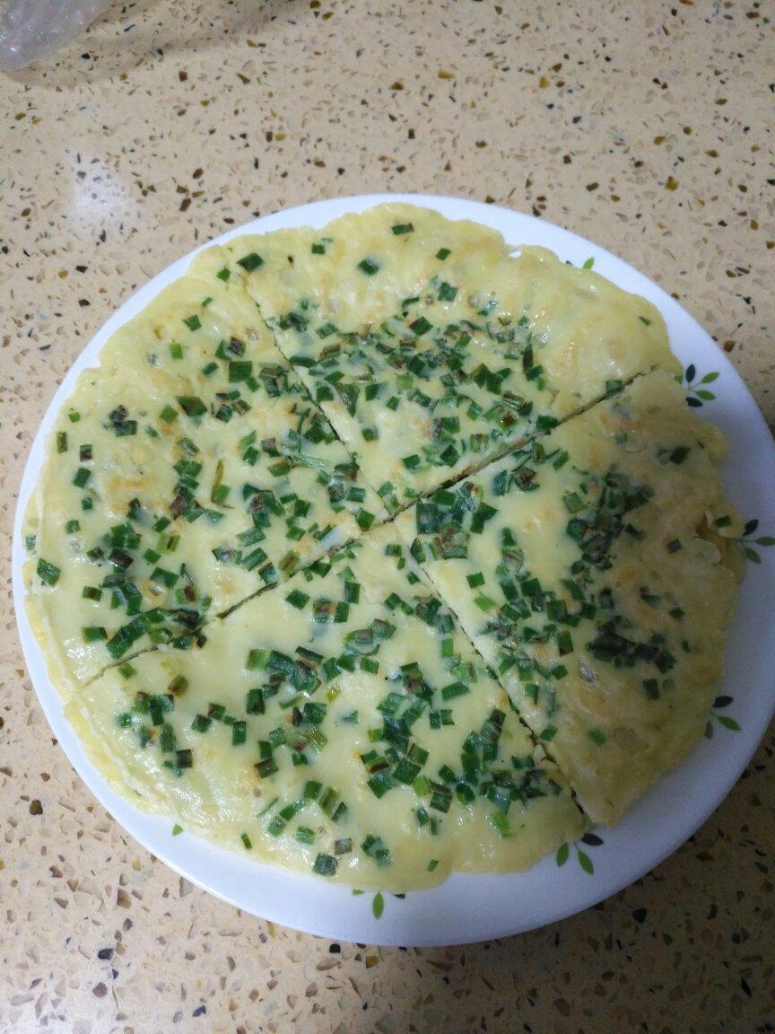 韭菜鸡蛋摊饼