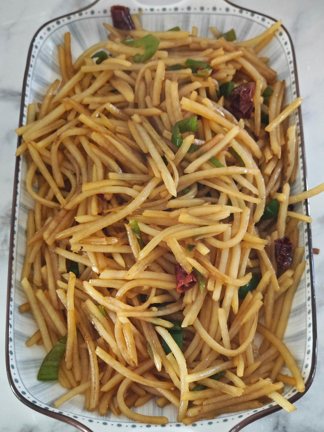 酸辣土豆丝的家常做法 超级下饭