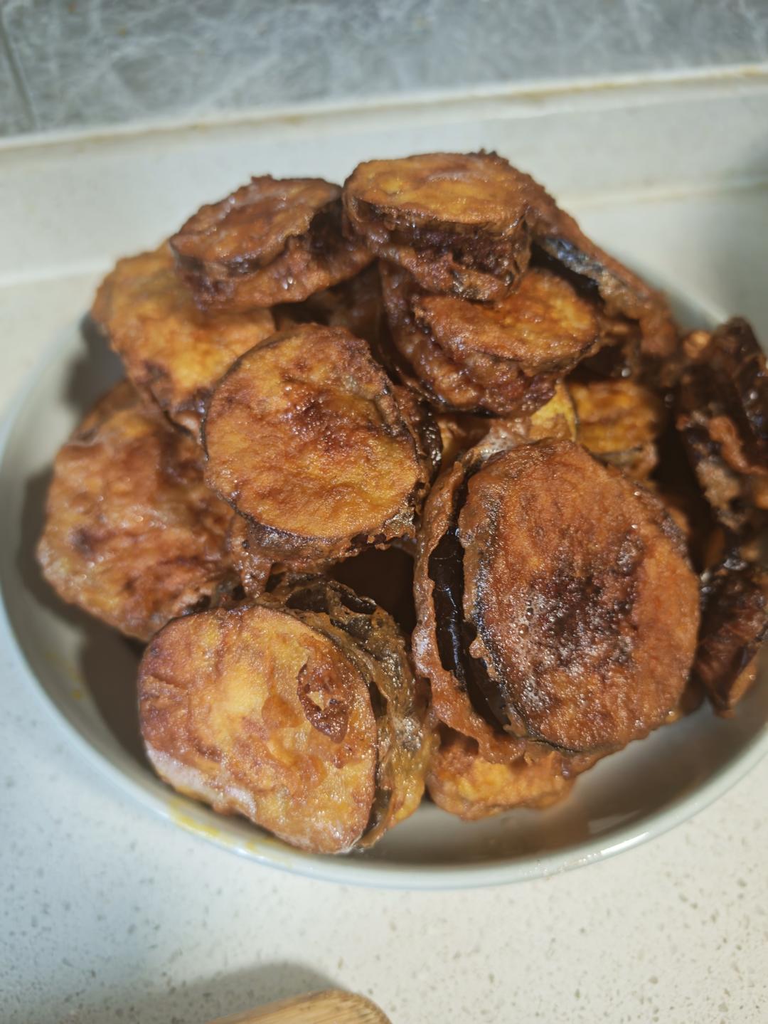 酥炸茄盒￨外酥里嫩