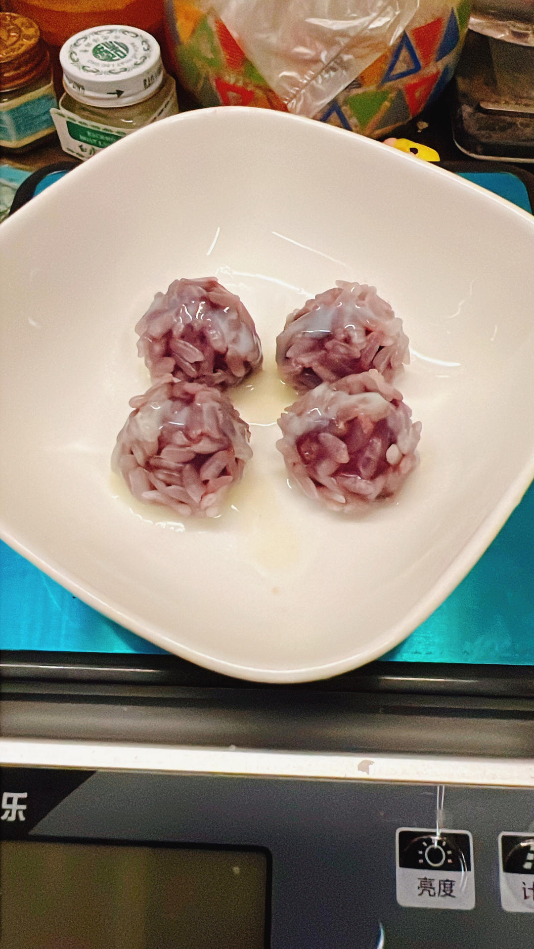 【年夜饭必备甜品】紫气东来紫薯糯米丸子