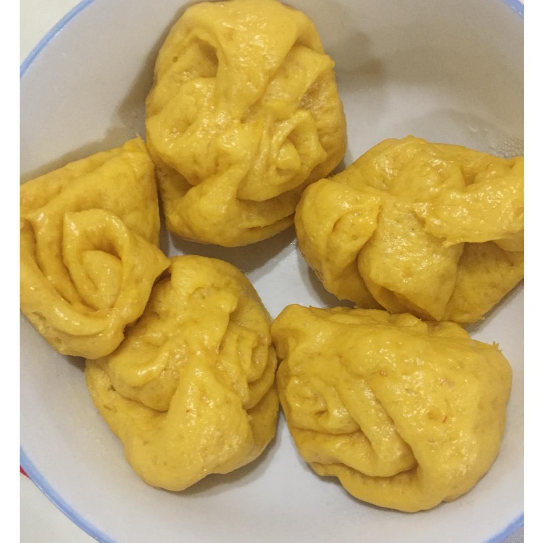 南瓜花卷馒头