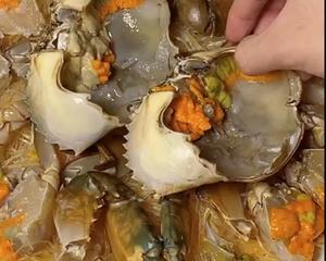 备战年夜饭——粉丝蒸膏蟹的做法 步骤6