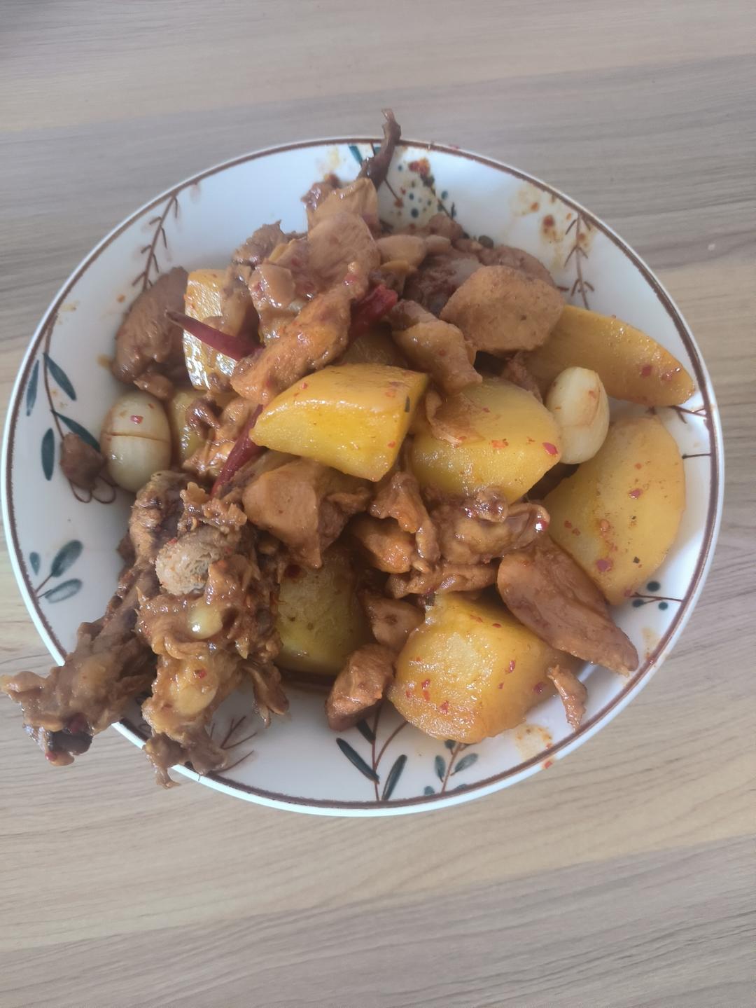 东北家常菜 红烧鸡腿炖土豆
