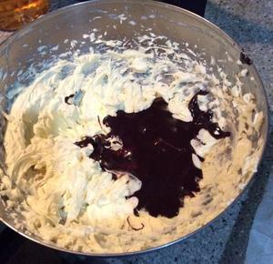 巧克力核桃蛋糕 做不易消泡的可可海绵的做法 步骤19