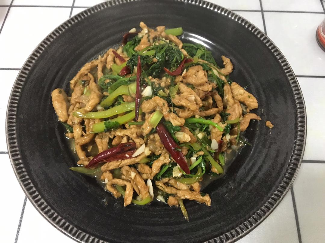 香辣肉丝（简单易行）