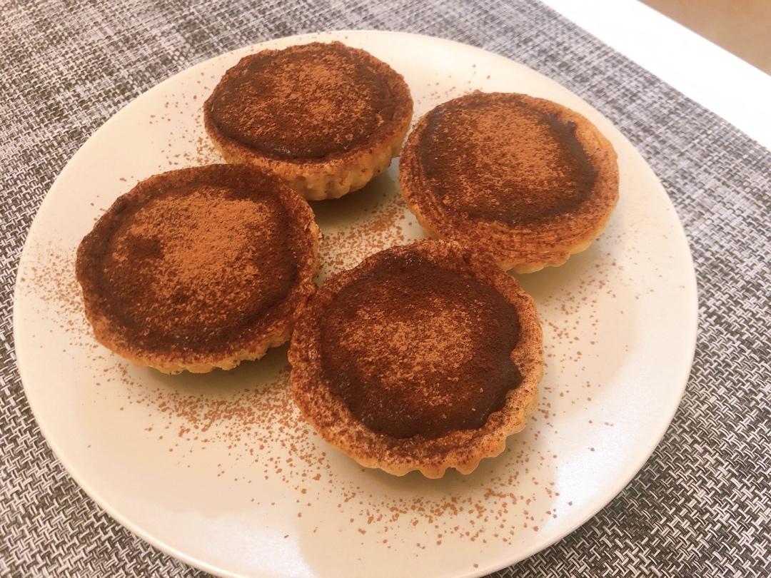 香浓丝滑❗️🔥一口爆浆的巧克力脏脏蛋挞❗️