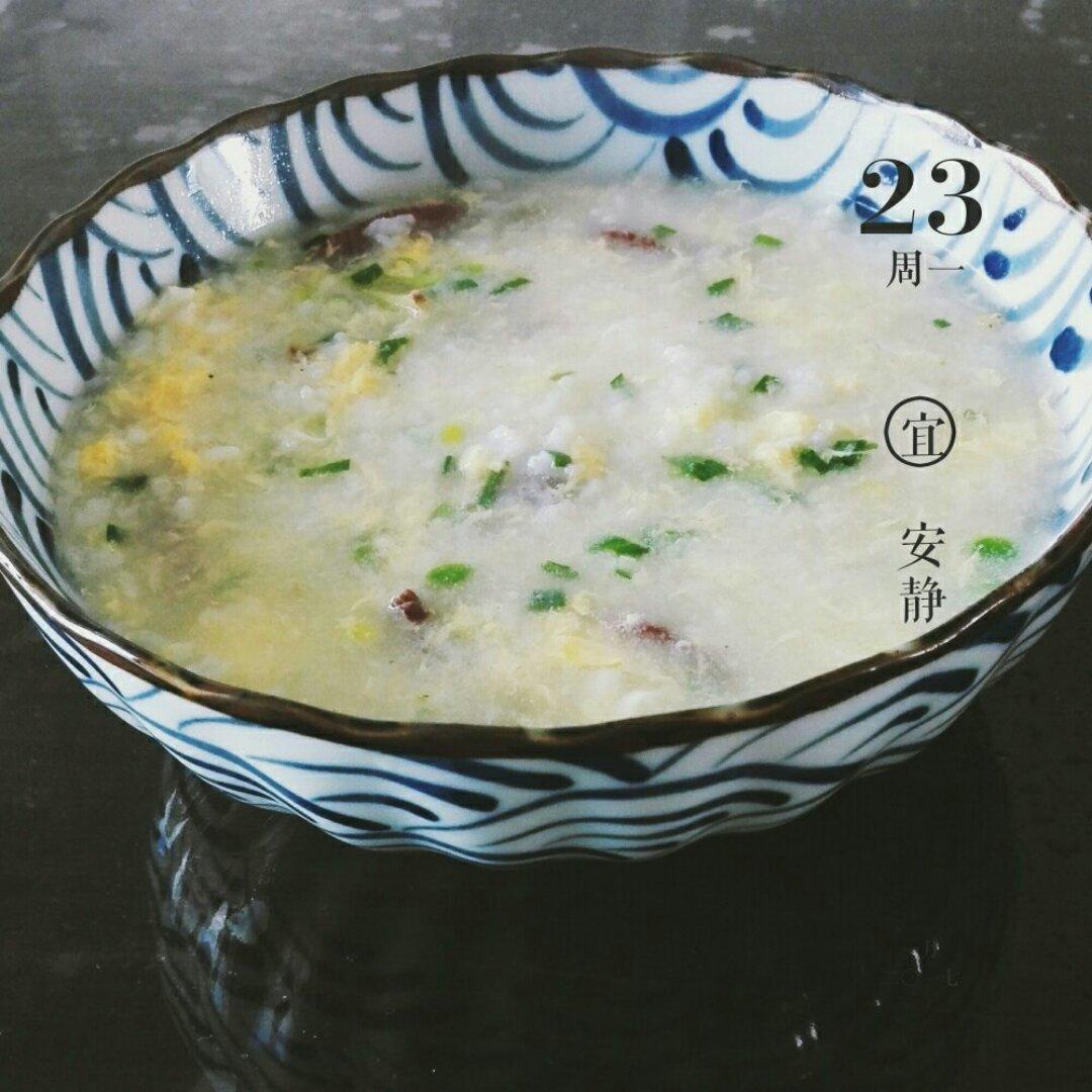 牛肉蛋花粥