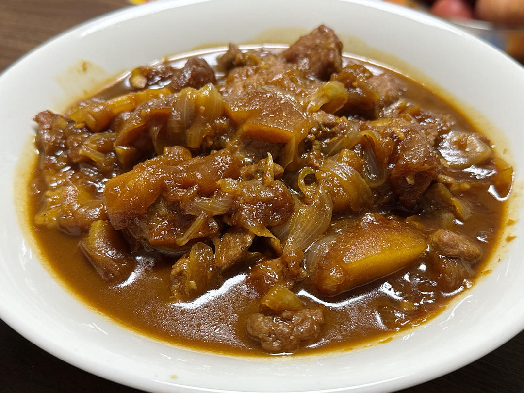 简易版苹果炖猪排
