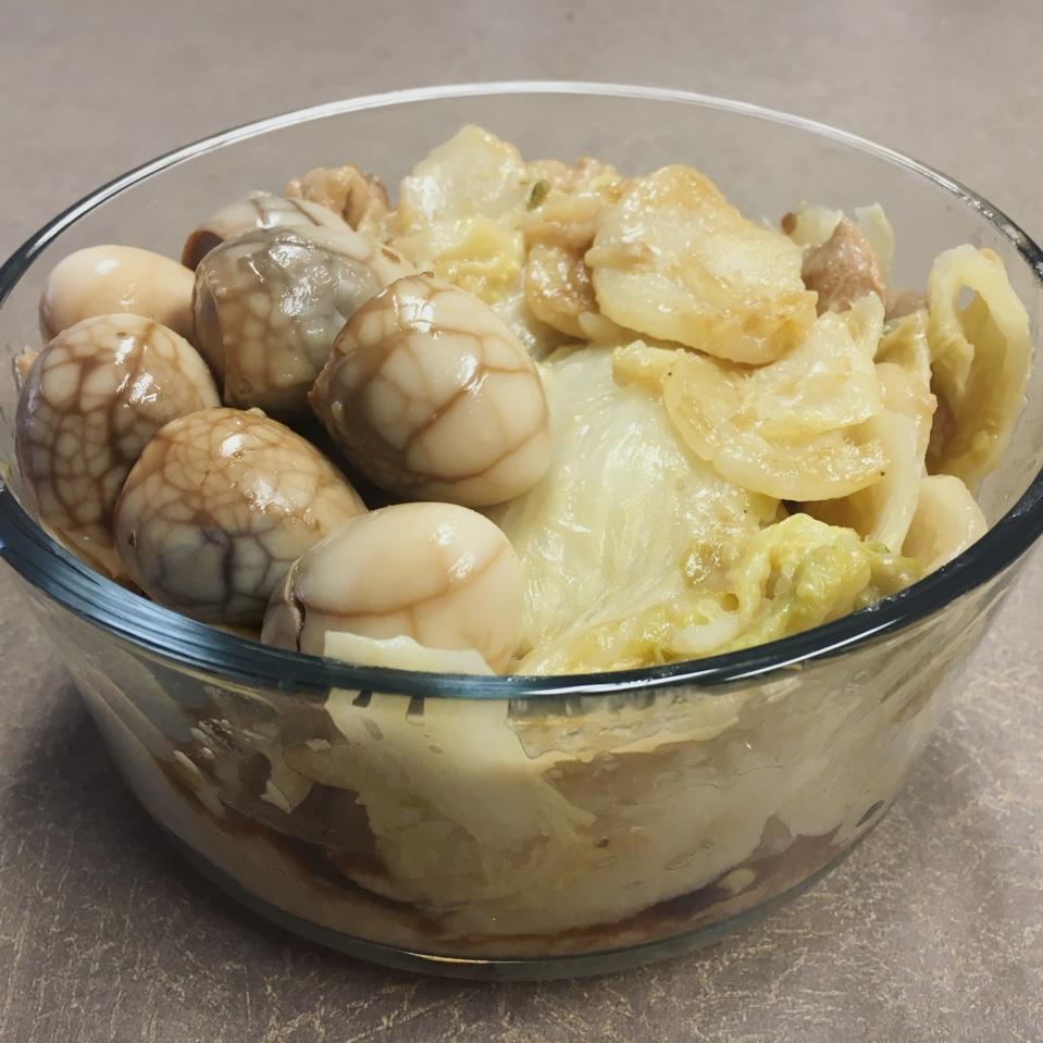 白菜肉丝年糕