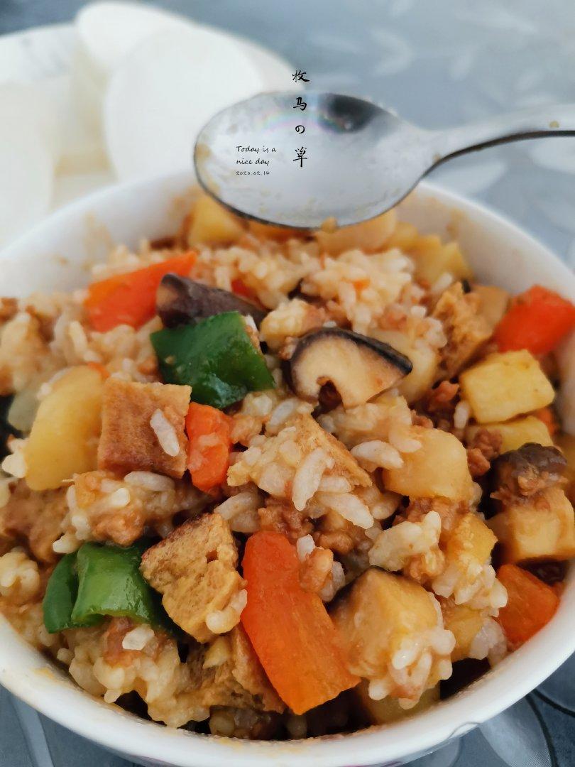㊙️香菇土豆肉沫拌饭❗️比外卖还好吃