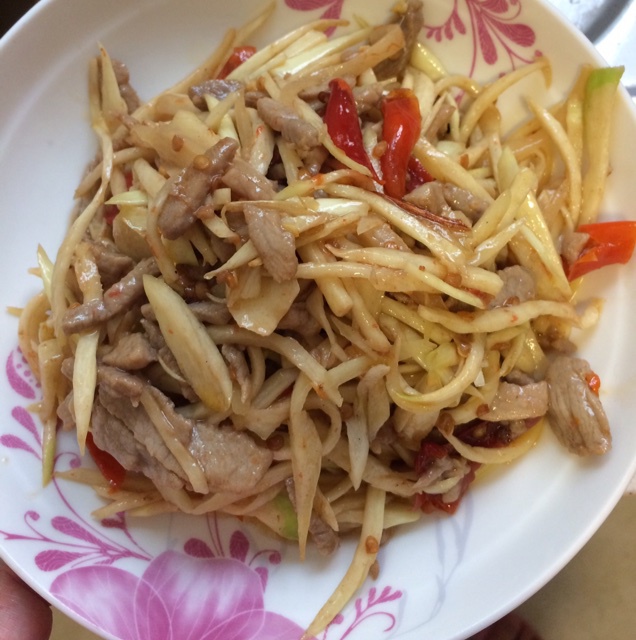 茭白肉丝