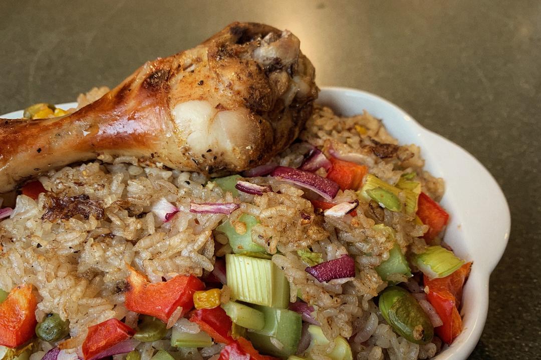 印度风味鸡腿饭