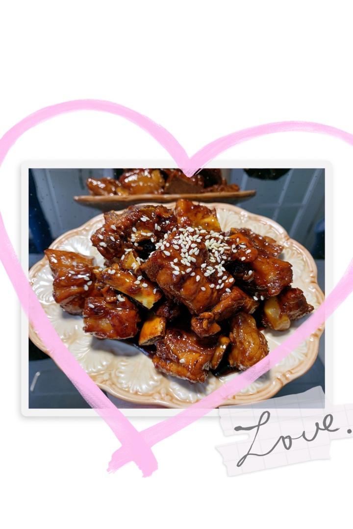 糖醋排骨/糖醋小排（不放油）（12345口诀做出正宗上海本帮）