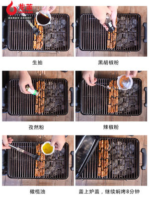 【烧烤食谱】烤猪肉串的做法 步骤9