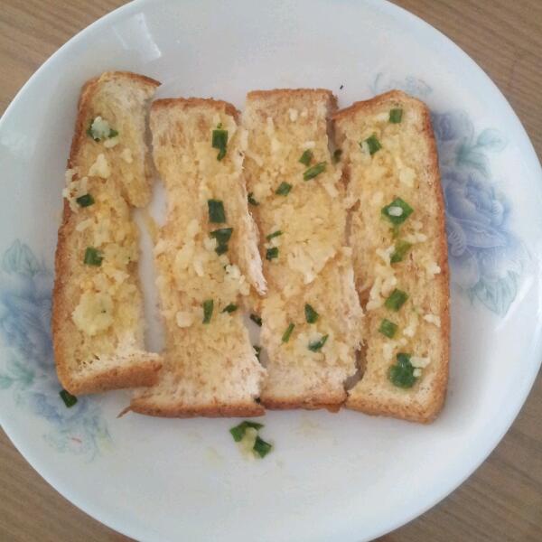 微波炉蒜香面包