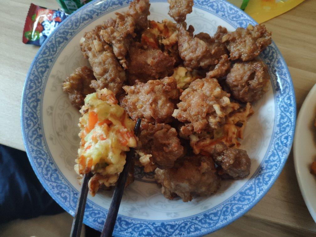 炸萝卜丝丸子