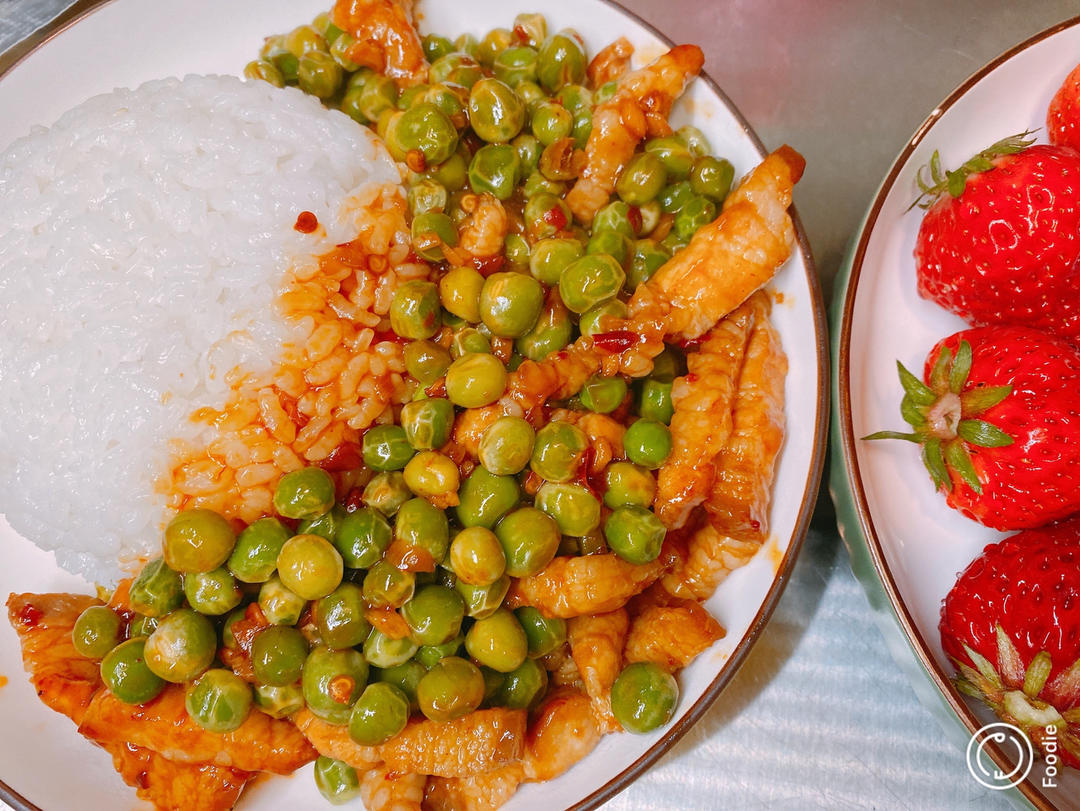 快手菜 青豆炒肉