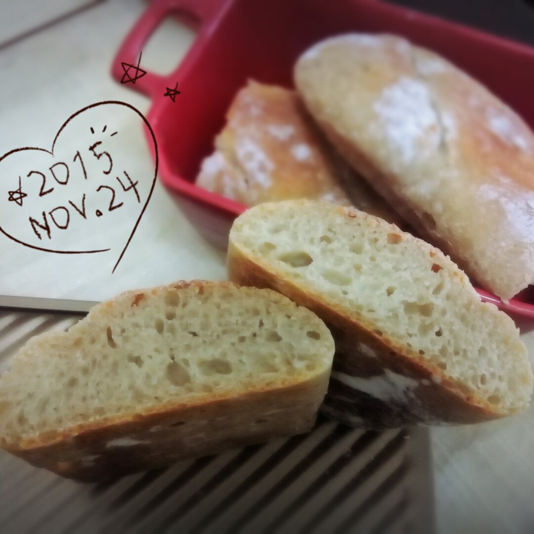 免揉意大利拖鞋面包ciabatta（吐血整理史上最全藤田千秋免揉欧包制作心得）