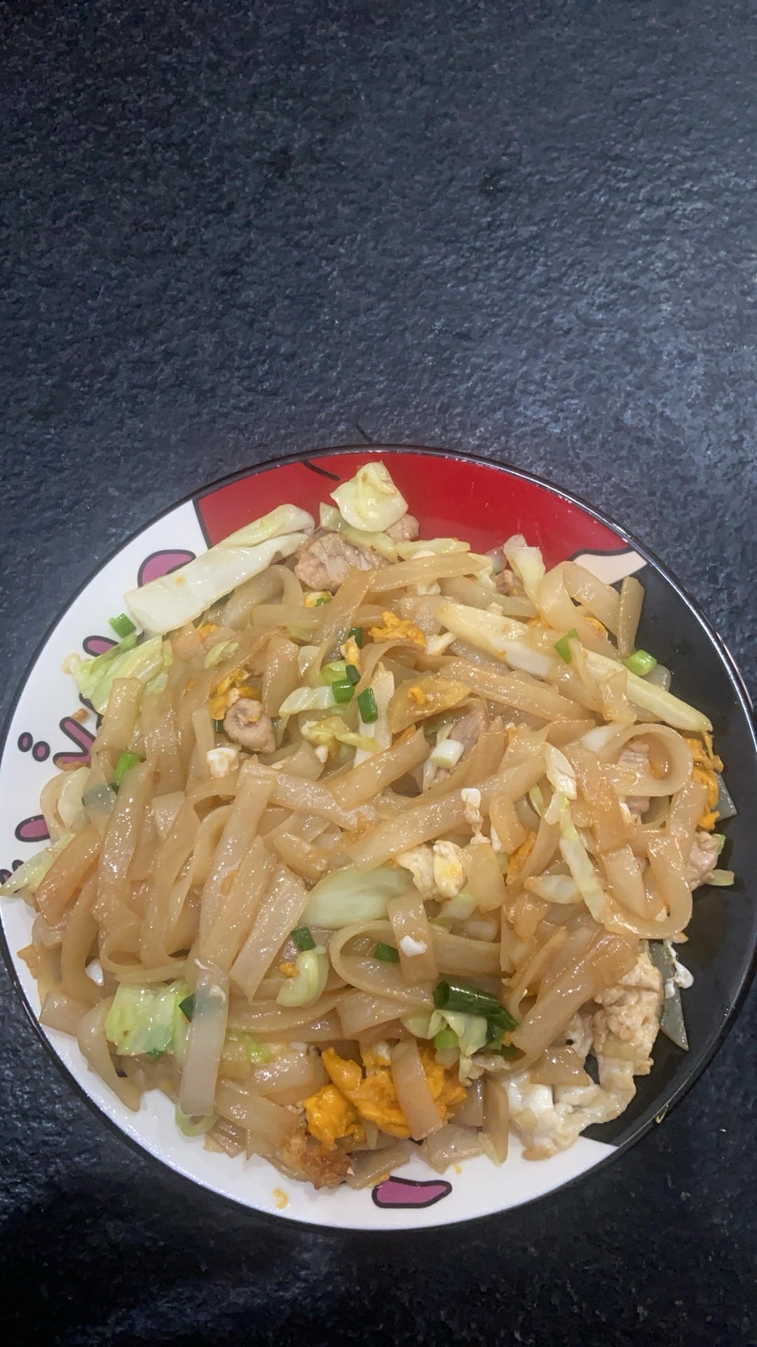 路边摊的炒河粉