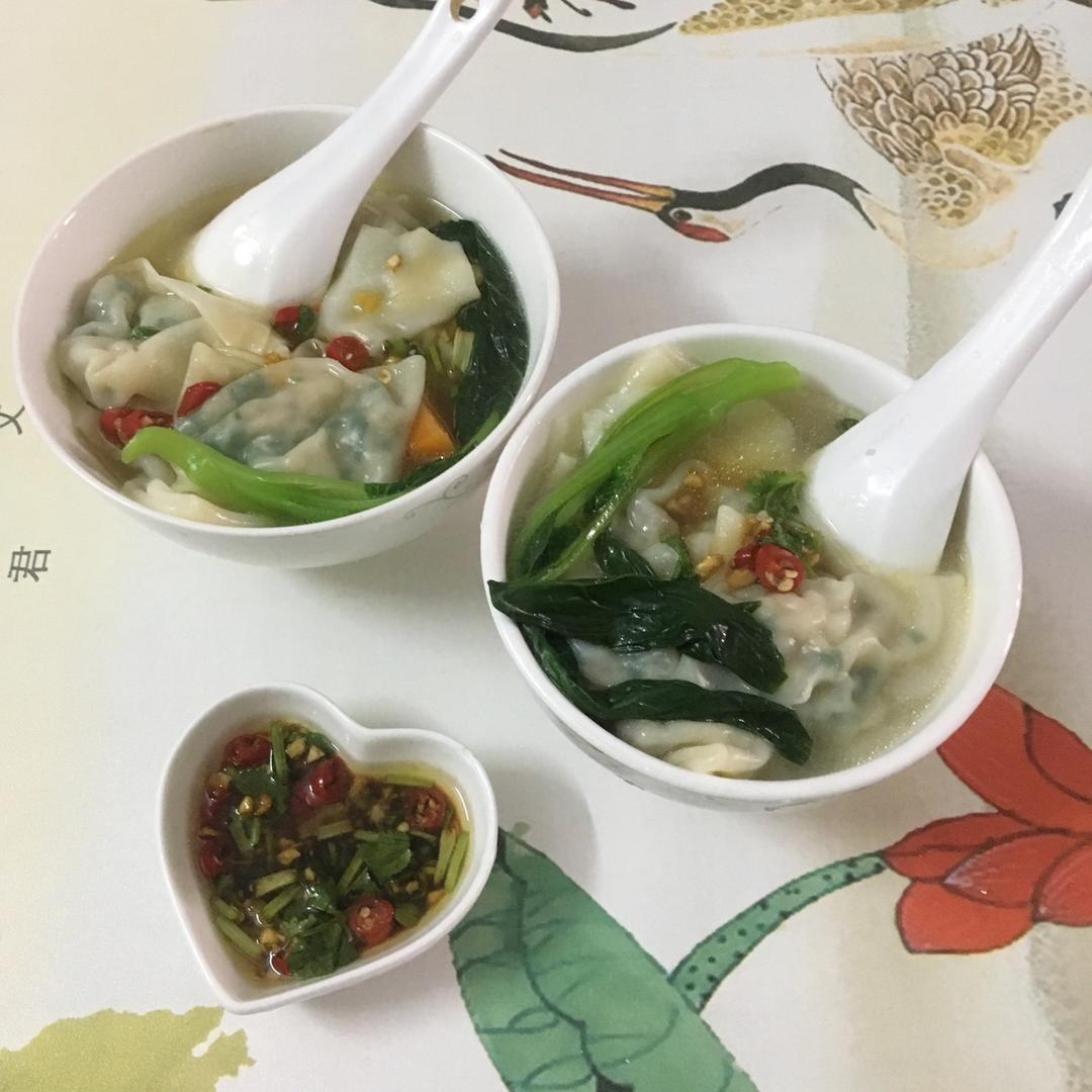 肉不柴的馄饨馅
