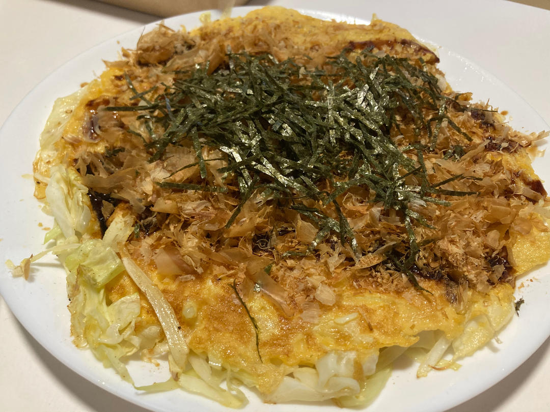 黄磊老师同款低卡营养包菜鸡蛋饼