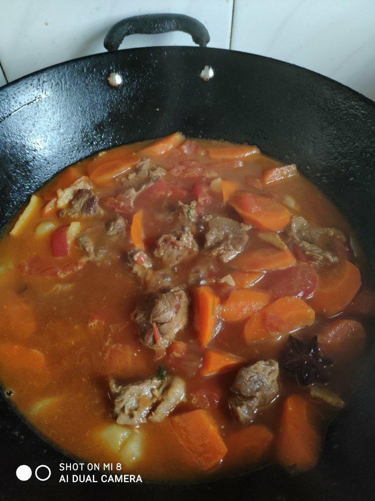 西红柿炖牛腩（牛肉）
