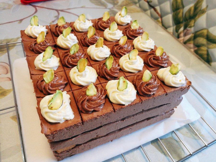 巧克力方形慕斯蛋糕