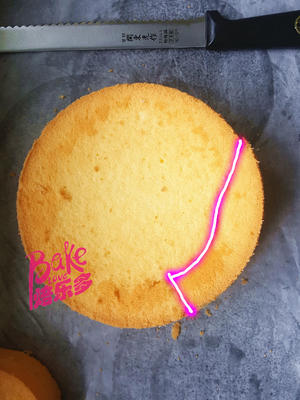 双层山道汽车场景水果奶油蛋糕（拼接步骤图，2磅版）的做法 步骤2