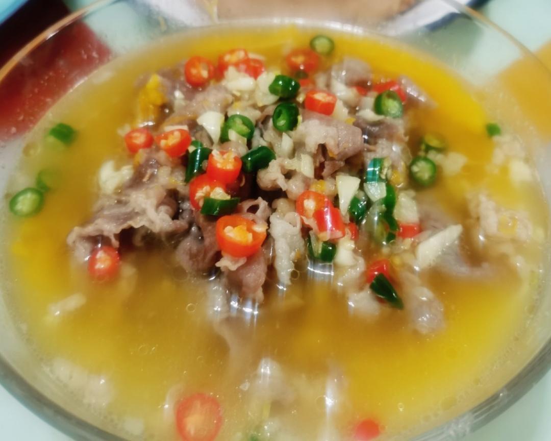 酸汤肥牛的做法