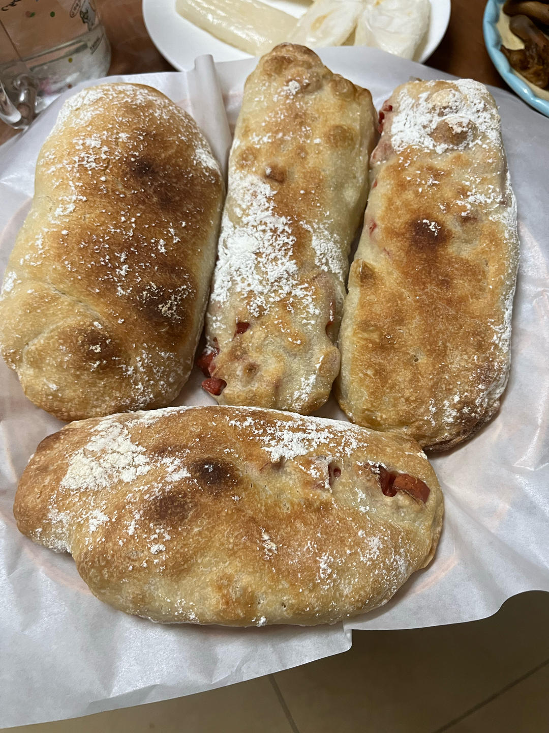 超级简单点恰巴塔配方！免揉面也有大气孔💞