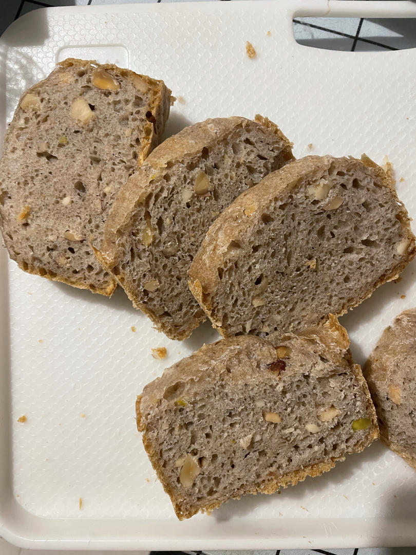 给减肥瘦身党  无糖无油全麦面包（免揉懒人版）