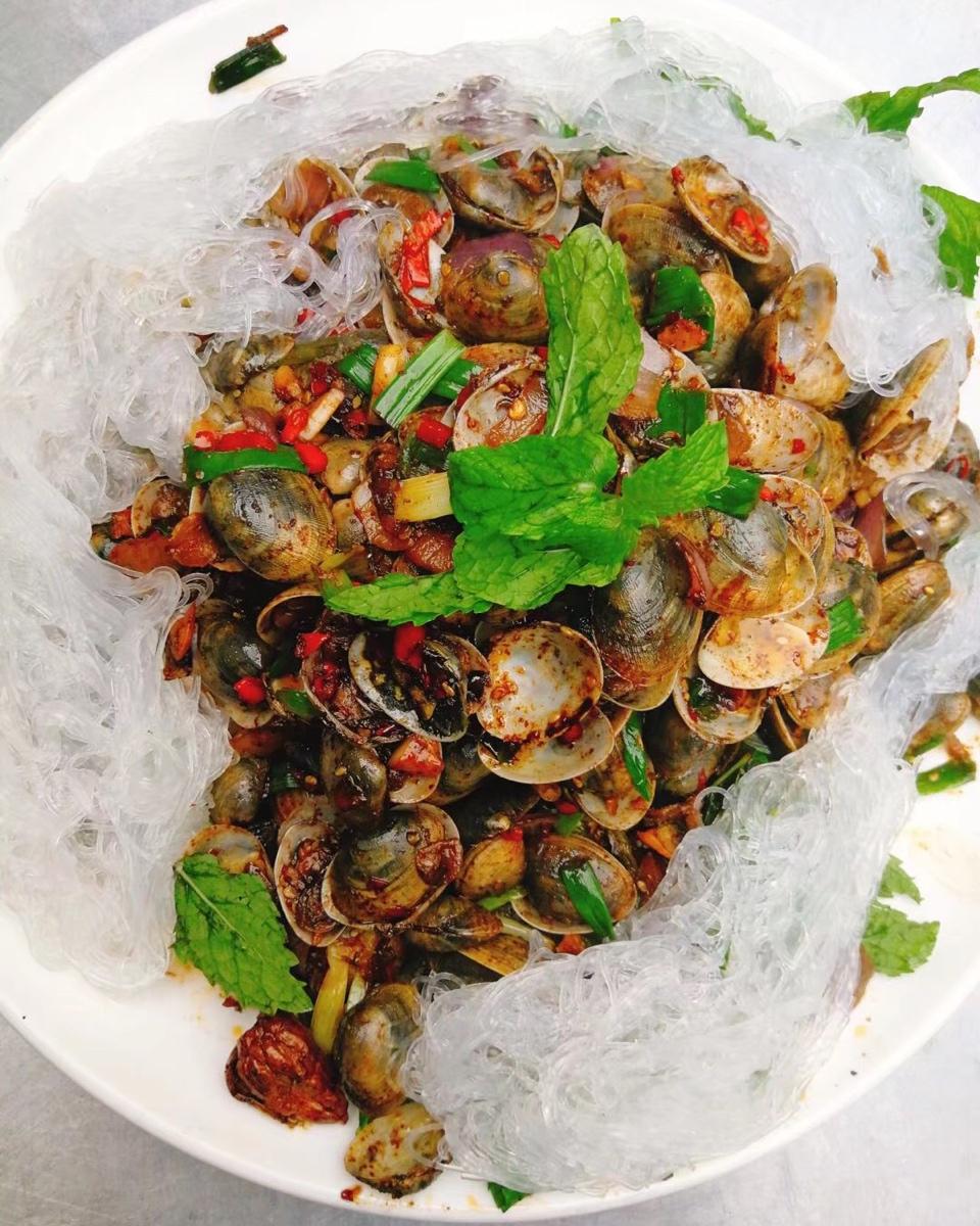 手机用户2290_yjpc做的爆炒麻辣粉丝花甲