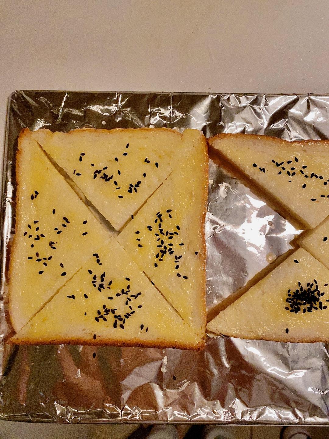 简单快手、又好吃的烤吐司😋