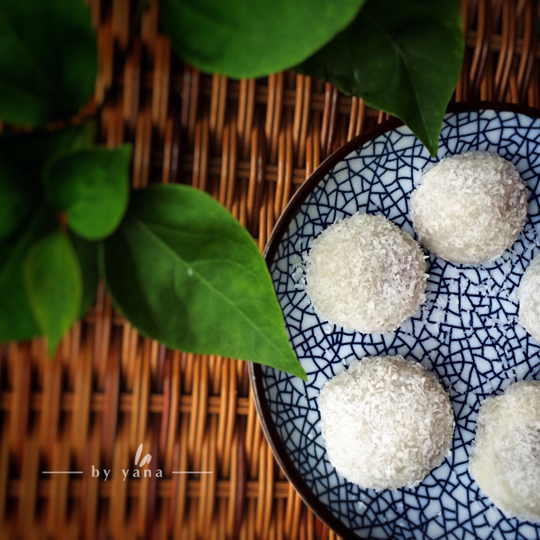 红豆栗子大福(附糯米皮不粘手的办法)