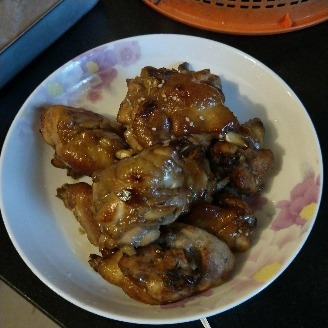 蜜汁烤鸡翅根
