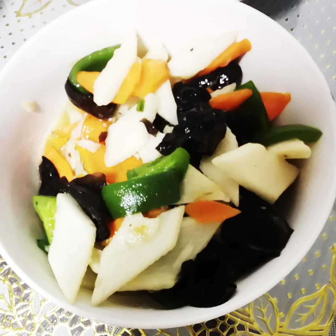 山药炒木耳