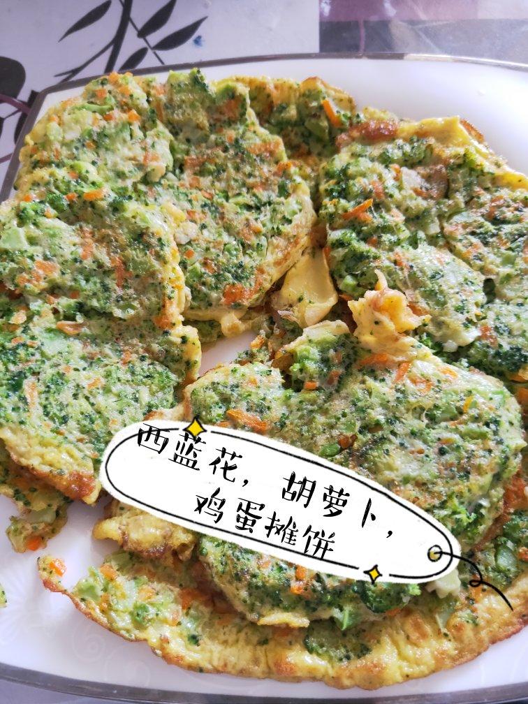 早餐饼（西兰花+胡萝卜版）