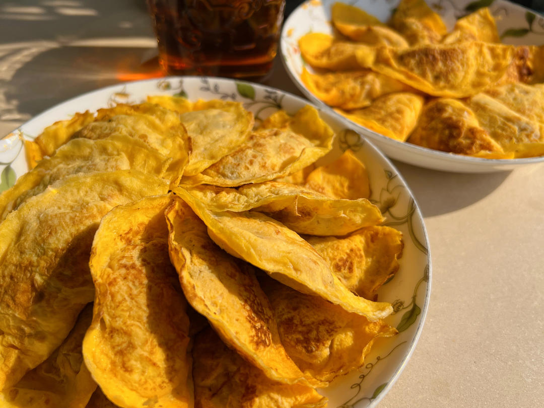 过年必备菜…蛋饺…