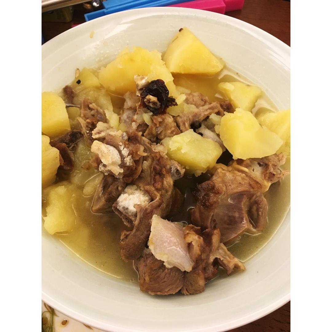 evolet做的土豆炖羊肉
