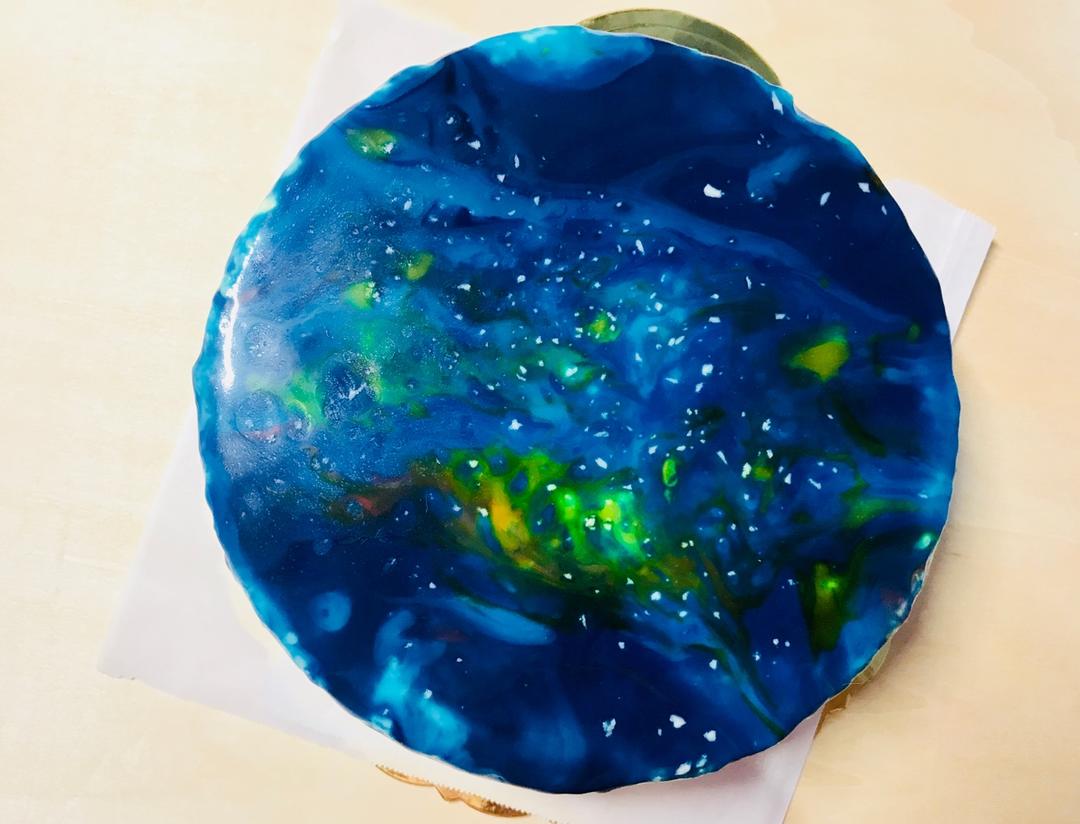 yonogoo做的星空镜面蛋糕