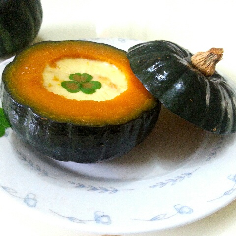 南瓜蒸蛋