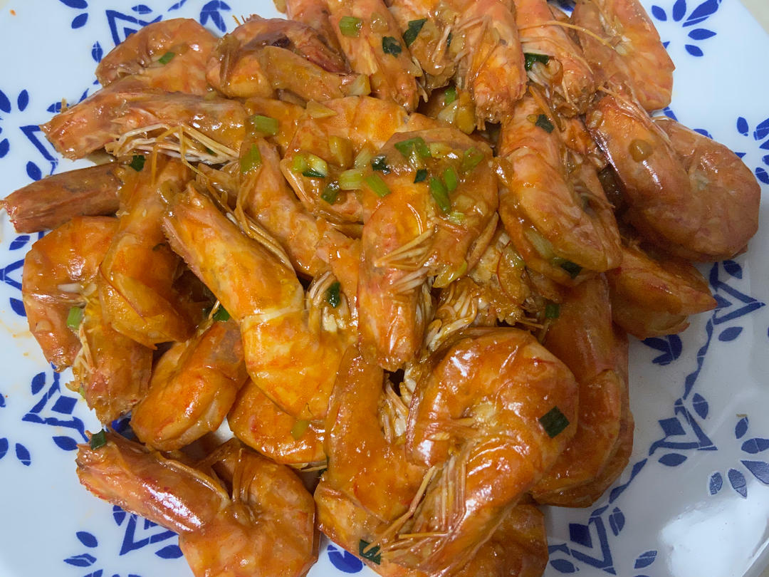 十分钟做好吃的红烧大虾