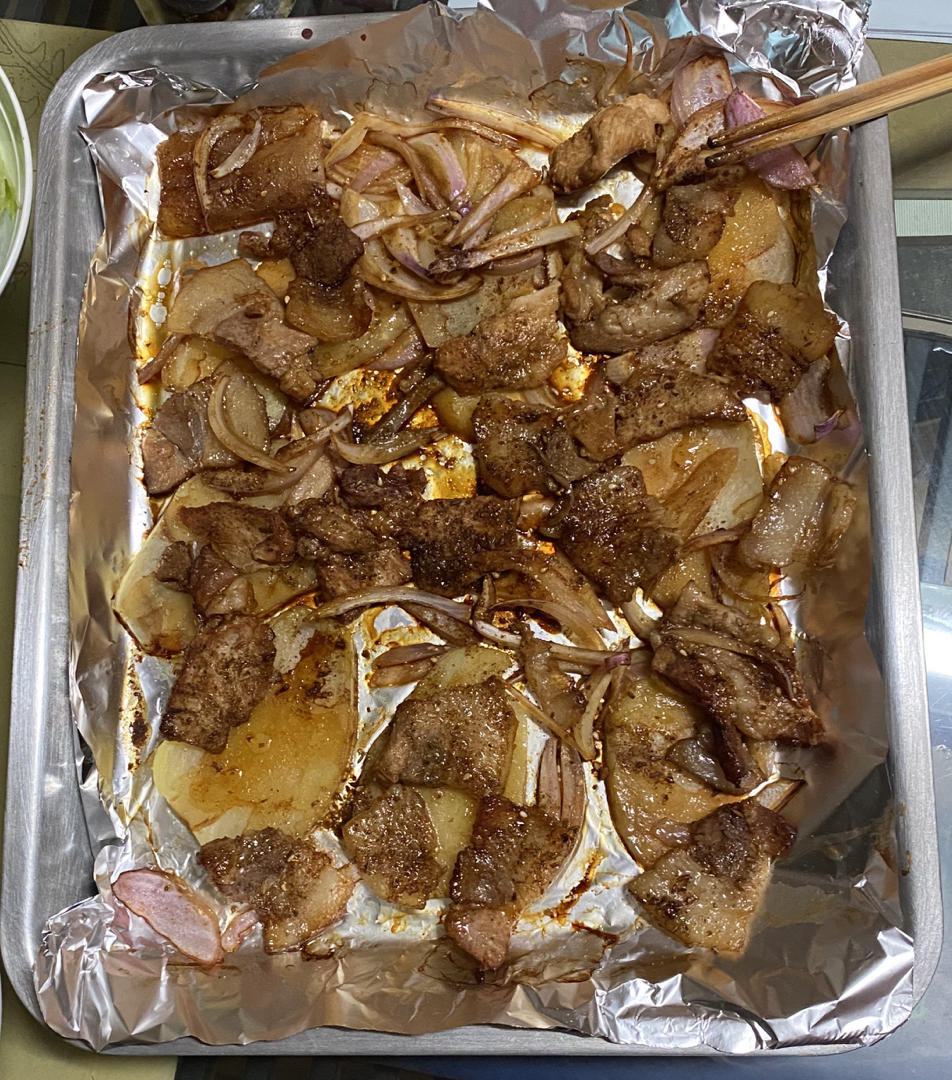 烤五花肉（韩式、烤箱五花肉）
