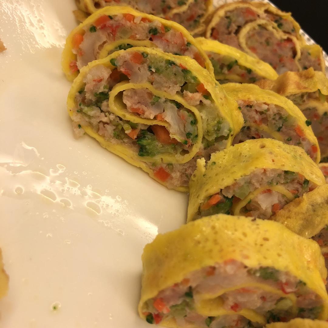 鲜虾蛋卷